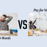 Blog writing costs featured image of a professional team