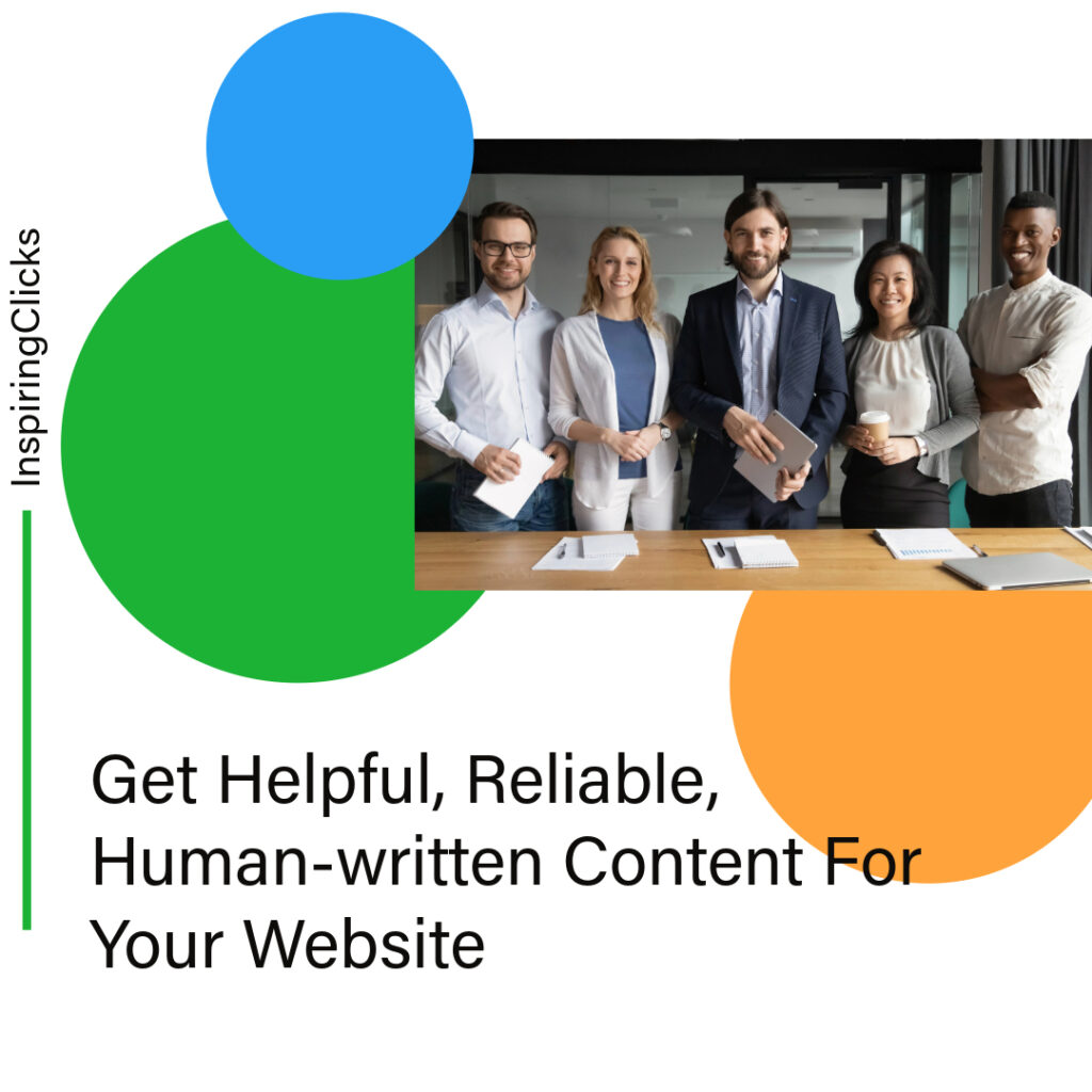 InspiringClicks brand photo: AI vs human writing