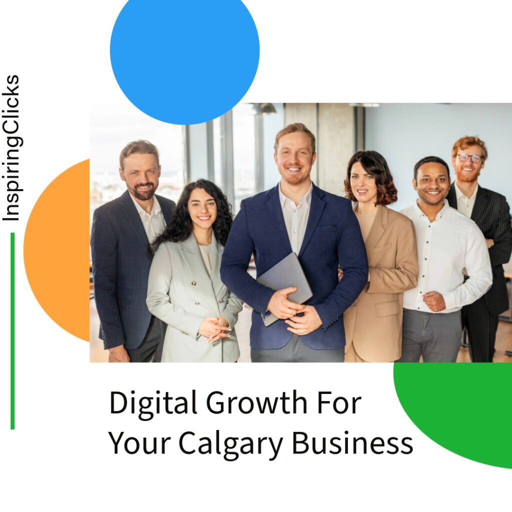 InspiringClicks team concept showing importance of SEO for businesses in Calgary