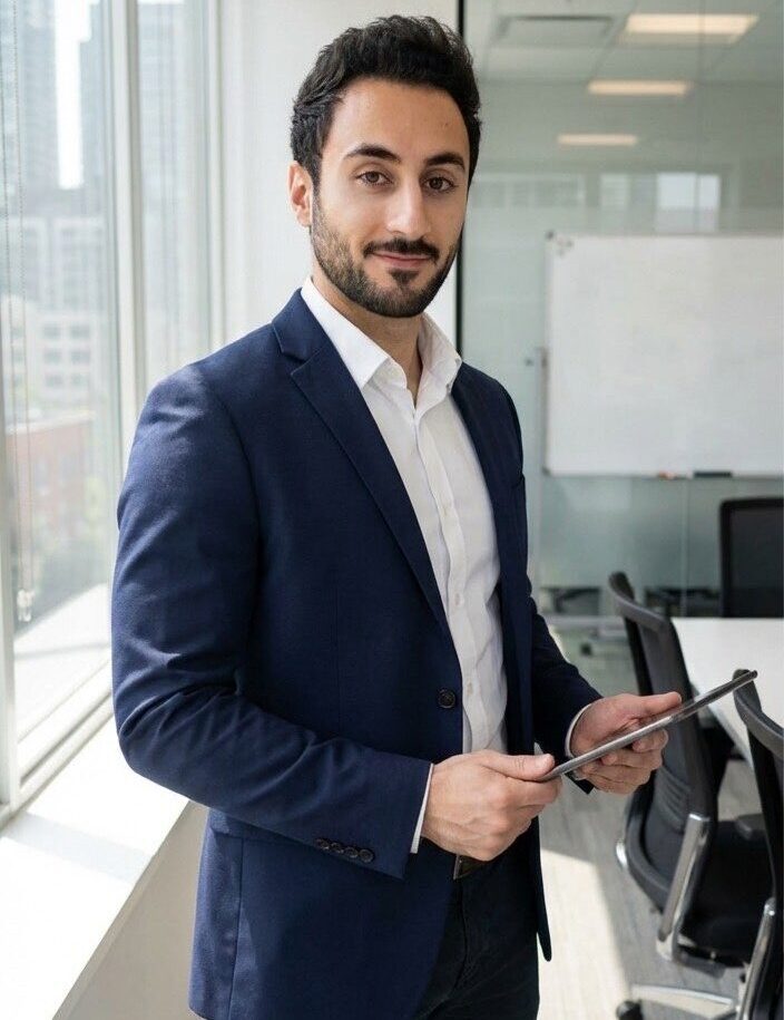 Adam Hamadiya co-founder of Calgary SEO agency InspiringClicks