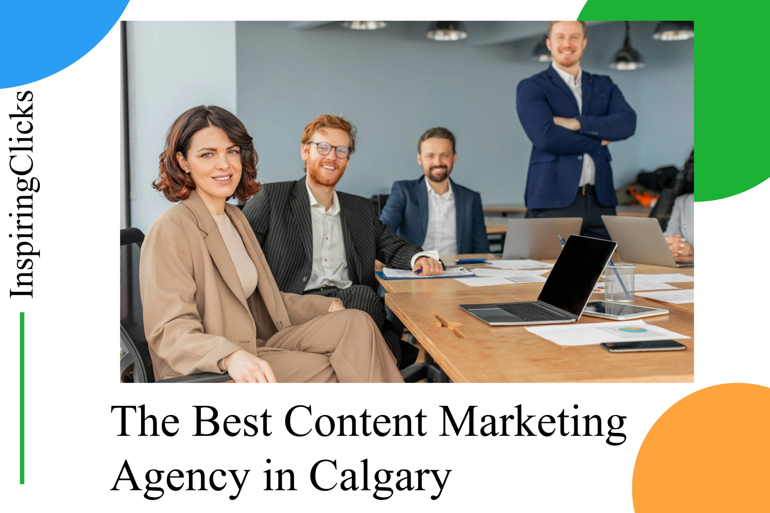 InspiringClicks: Content Marketing Agency in Calgary Team Photo