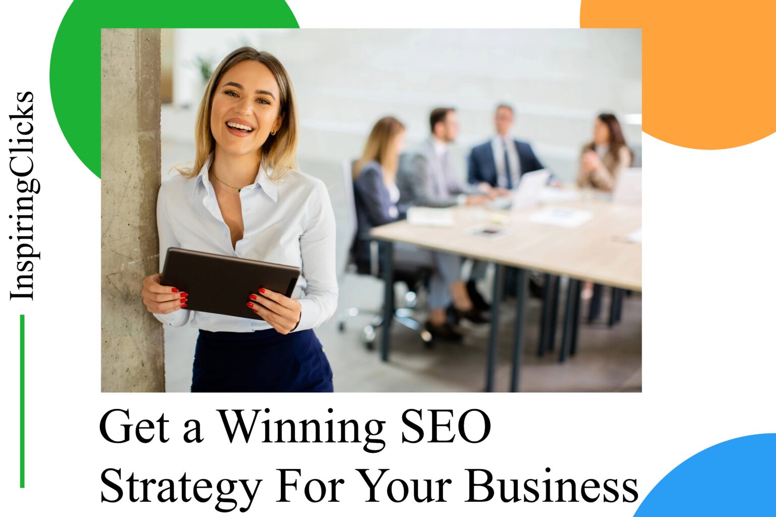 InspiringClicks team collaborating on an SEO content strategy for a Calgary business